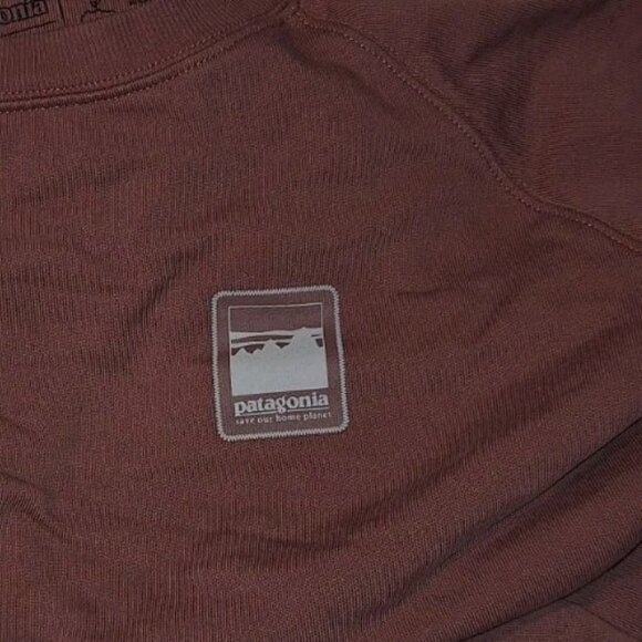 Patagonia Sweatshirt Adult Large Orange Long Sleeve Sweatshirt - Picture 4 of 5